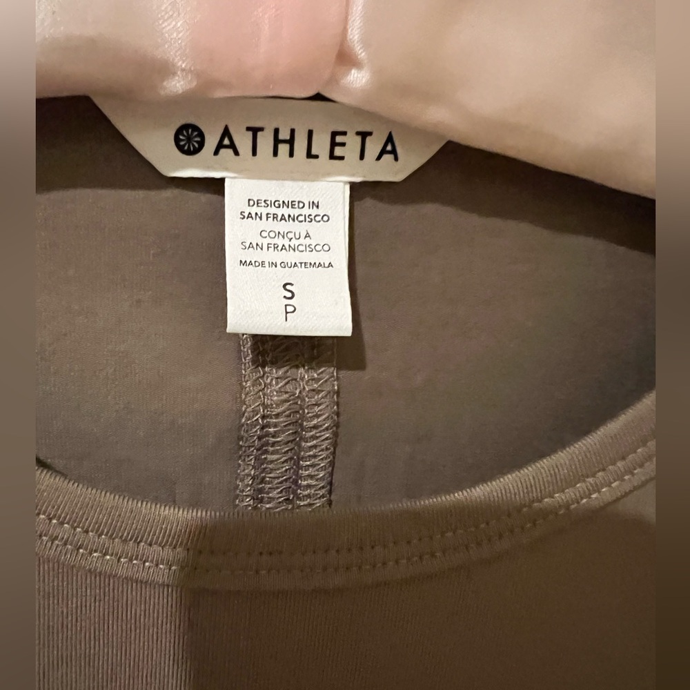 Athleta Sleeveless Tan Midi Dress - Picture 5 of 9